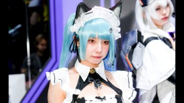 【NIKKE】【TGS2024】リアル10連ガチャ プリバティ：アンカインド・メイド（ビジネスデイ1&一般公開日1）　coser：きちぴよ　#cosplay #nikke