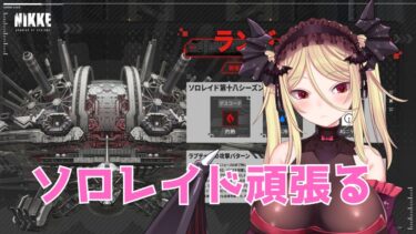 【NIKKE】水有利ソロレイド３％頑張ってみる配信【バ美肉】