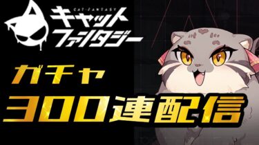 [#キャットファンタジー] #6 NIKKEのガチャで荒んだ心はキャットファンタジーのガチャ300連で癒す配信 [#キャトファン]