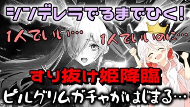 【NIKKE】【ガチャ動画】シンデレラ1人でいいんです…でもどうしてこんなにすりぬけるの…強運の妹、すりぬけ姫として降臨。これがピルグリムガチャ…1％の確率だ！勝利の女神：NIKKE！